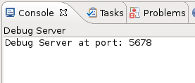 Datei:EclipsePydevDebugServerConsoleOutput.png